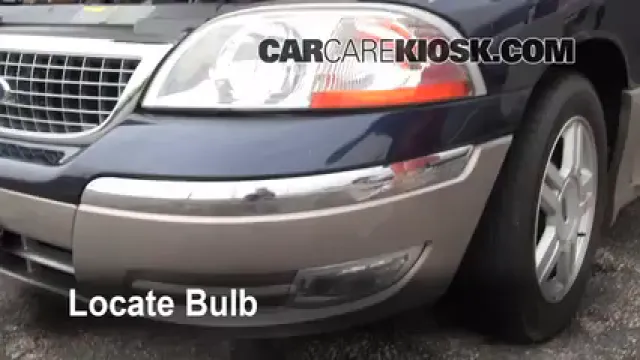 2002 Ford Windstar SEL 3.8L V6 Éclairage Feu antibrouillard (remplacer l'ampoule)